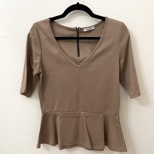 Peplum Top